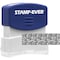Stamp-Ever Pre-Ink Security Block, 9-/16"x1-11/16", Blue USS8866 - alternate 1